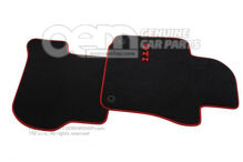 1 súprava rohoží čierna/červená (1)