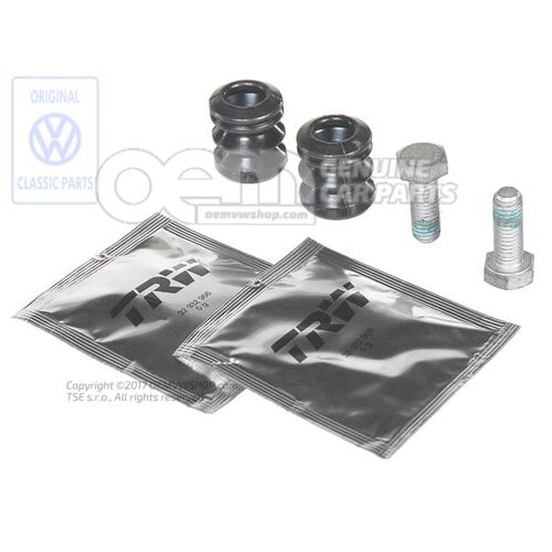 1 súprava vodiacich puzdier