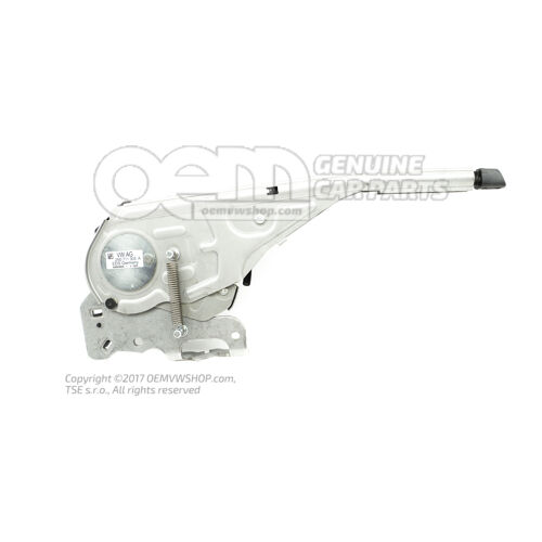 Brzdová páka titánová čierna