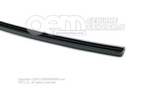 Strešný kanál saténový čierny (2)