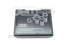 1 súpr. skrutiek kolesa, zamedzujúca krádeži