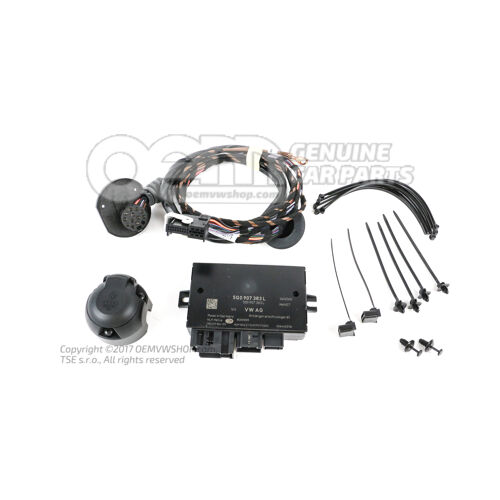 Elektroinštalácia so zásuvkou pre prevádzku prívesu 5JJ055202B