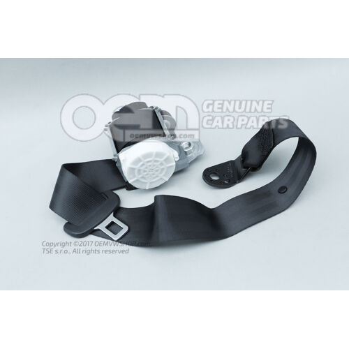 Trojbodový bezpečnostný pás čierny Škoda Fabia 3V