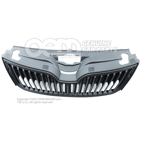 Mriežka saténová čierna Škoda Rapid 5J