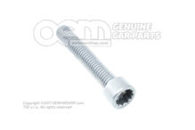 Skrutka s vnútornou hlavou s vnútornou viacbodovou hlavou M6X35