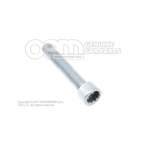 Skrutka s vnútornou hlavou s vnútornou viacbodovou hlavou M6X35