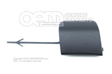 Kryt ťažného oka saténový čierny Škoda Yeti 5L