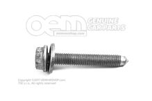 Skrutka s šesťhrannou hlavou s krytom (kombi) M10X65