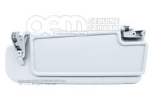 Dvojitá slnečná clona perlovo sivá