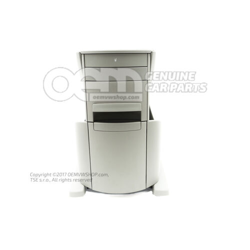 Rozkladací stôl moonrock sivý