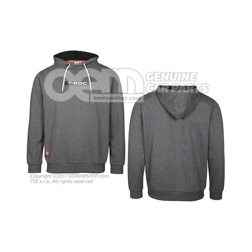 2GV084130E 528 Hoodie, XXL, unisex, Dark Grey, T-Roc Collection