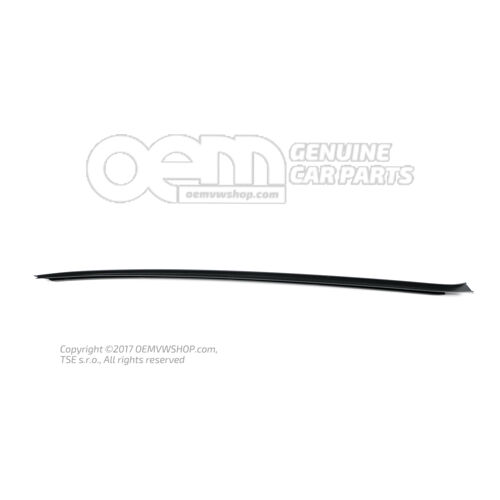 Lišta na zachytávanie vody saténovo čierna 7608543279B9