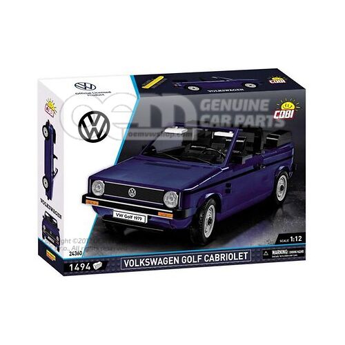 3B1099320B 287 Kit, 1:12, "Golf 1 Convertible", Blue, Licensed Collection