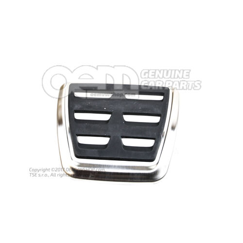 Krytka na pedál nožnej brzdy Brúsená nehrdzavejúca oceľ 8W2723173  ZF7