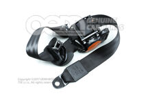 Trojbodový zotrvačník čierny / saténový čierny