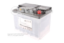 Akumulátor s ukazovateľom stavu nabitia, naplnený a nabitý                  'ECO' (2)