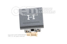 Tlačidlo uzávierky diferenciálu čierna/biela Volkswagen Amarok 2H 2H2941435E REH