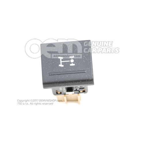 Tlačidlo uzávierky diferenciálu čierna/biela Volkswagen Amarok 2H 2H2941435E REH