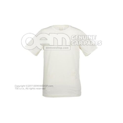 330084200D 084 T-shirt, XL, men's, Snow White, Volkswagen Collection