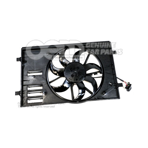 Ventilátor chladiča s krúžkom ventilátora 5Q0121203EA