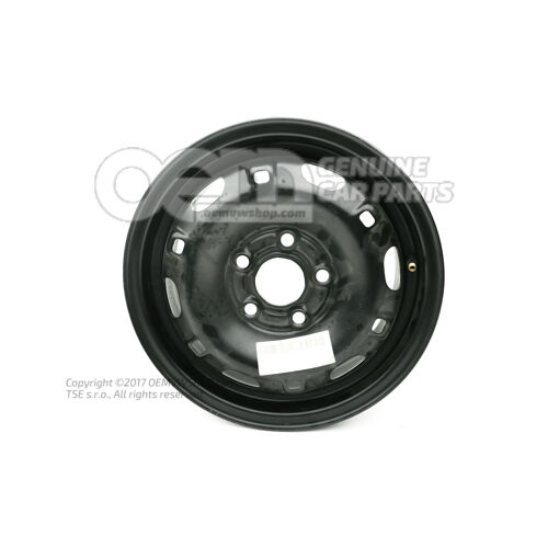 Oceľ. disk rallye čierna 5Q0601027BN03C