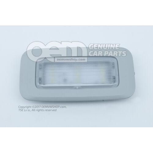 LED svetlo perleťovo šedé