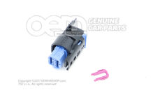 Kryt s plochým kontaktom s blokovacím mechanizmom kontaktov 3G0973708