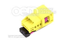 Puzdro s plochými kontaktmi s blokovaním kontaktu 4H0972773A