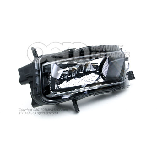 Halogénové hmlovky so statickým prisvetľovaním do zákrut Volkswagen Caddy 2K 2K5941662D