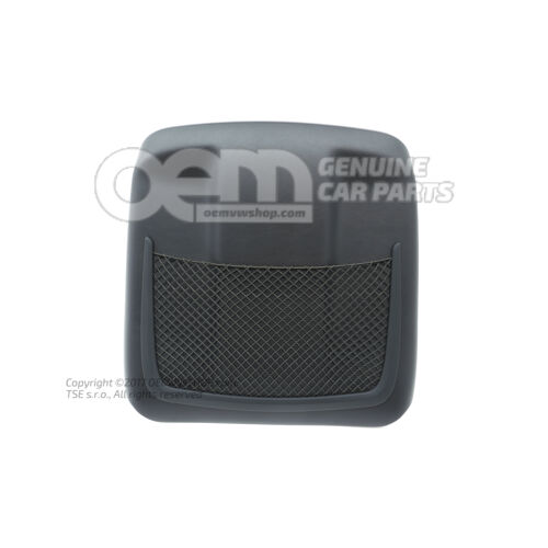 Poťah na operadlo sedadla s mapovou sieťou soul (čierny)