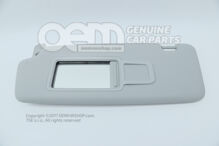 Slnečná clona so zrkadlom a krytom mesiac strieborná (1)