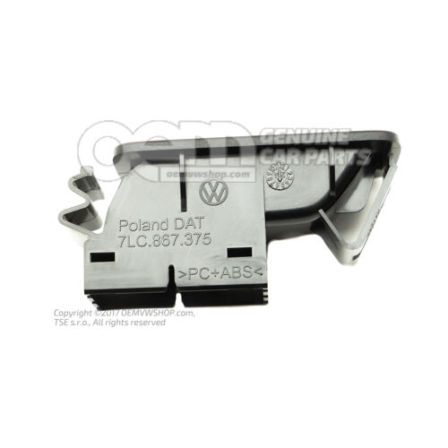 Uchytenie spínača saténovo čierna 7LC8673759B9