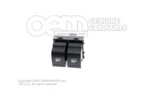 Spínač elektrického ovládania okien čierny