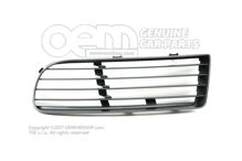 Vodiaca mriežka vzduchu saténová čierna