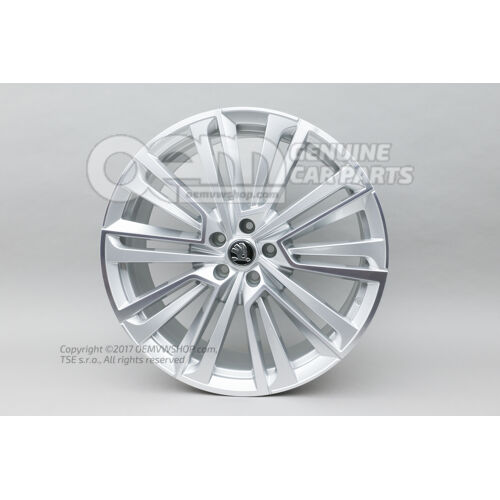 Hliníkový ráfik Diamond silver 5LG071491  8Z8