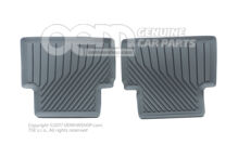 8B3061511 1 set of all-weather foot mats rear