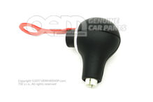 Rukoväť prevodovky (koža) duša (čierna) Audi TT / TTS Coupe / Roadster 8N