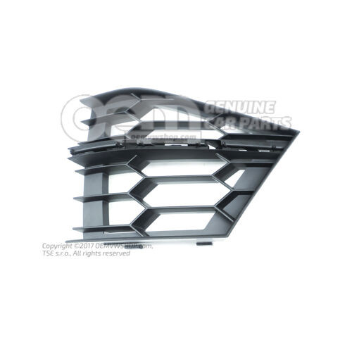 Ozdobná saténová čierna Škoda Superb 3V