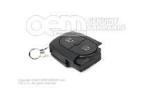 Vysielacia jednotka pre diaľkovo ovládané centrálne zamykanie čierna (2)