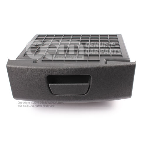 Odkladacia skrinka saténová čierna