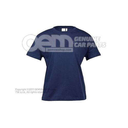 330084210D 287 T-shirt, XL, ladies’, Dark Blue, Volkswagen Collection
