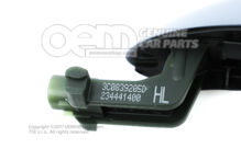 Kľučka na dvere, exteriérovo lakovaná (2)