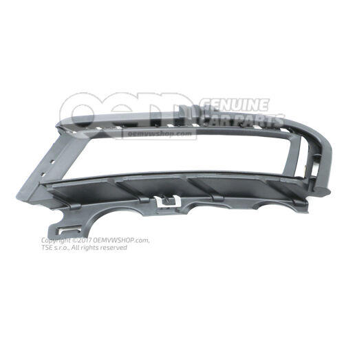 Kryt pod nárazník saténový čierny / vysoký chróm