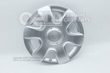 Ozdobné krúžky kolies čierna / svetlý chróm