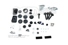 1 sada upevňovacích dielov na dvere 8J0098619A (1)