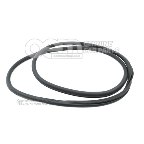 Tesnenie dverí, vnútorné saténové čierne