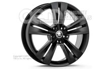 Hliníkový ráfik čierna metalíza Škoda Karoq 57