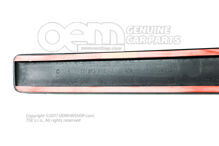 Ochranná lišta na dvere saténová čierna (2)