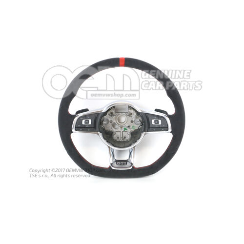 Volkswagen Golf VII 5G Clubsport  GTI EDICIA 40 Alcantara multifunkčný volant DSG 5G0419091HCNNM