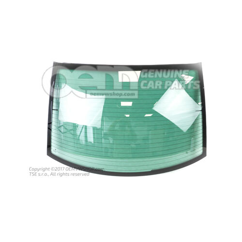 Zadné sklo (izolačné sklo), vyhrievané